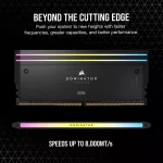 حافظه رم دسکتاپ دو کاناله Corsair مدل DOMINATOR TITANIUM RGB 32GB (2x16GB) DDR5 6600MHz C32