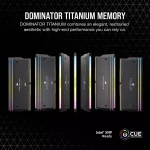 حافظه رم دسکتاپ دو کاناله Corsair مدل DOMINATOR TITANIUM RGB 32GB (2x16GB) DDR5 6600MHz C32