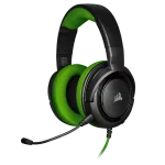 هدست گیمینگ کورسیر مشکی سبز Corsair HS35 STEREO