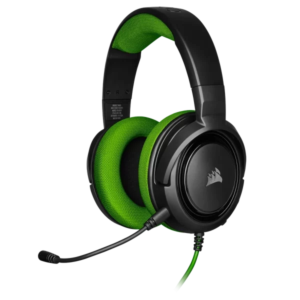 هدست گیمینگ کورسیر مشکی سبز Corsair HS35 STEREO