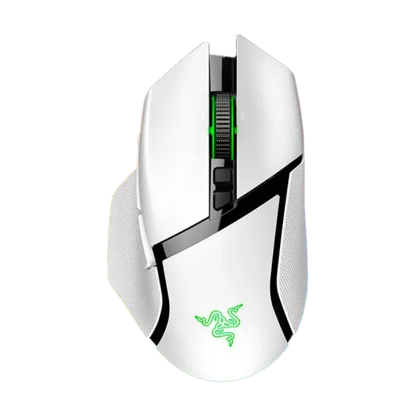 موس گیمینگ ریزر مدل Razer Basilisk v3 pro White