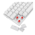 کیبورد گیمینگ تی دگر T-Dagger Viator T-TGK325 White سوئیچ قرمز