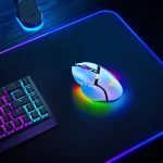 موس گیمینگ ریزر مدل Razer Basilisk v3 pro White