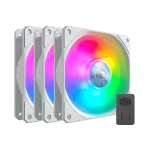 فن کیس کولر مستر COOLERMASTER SICKLEFLOW 120 ARGB 3IN1 White