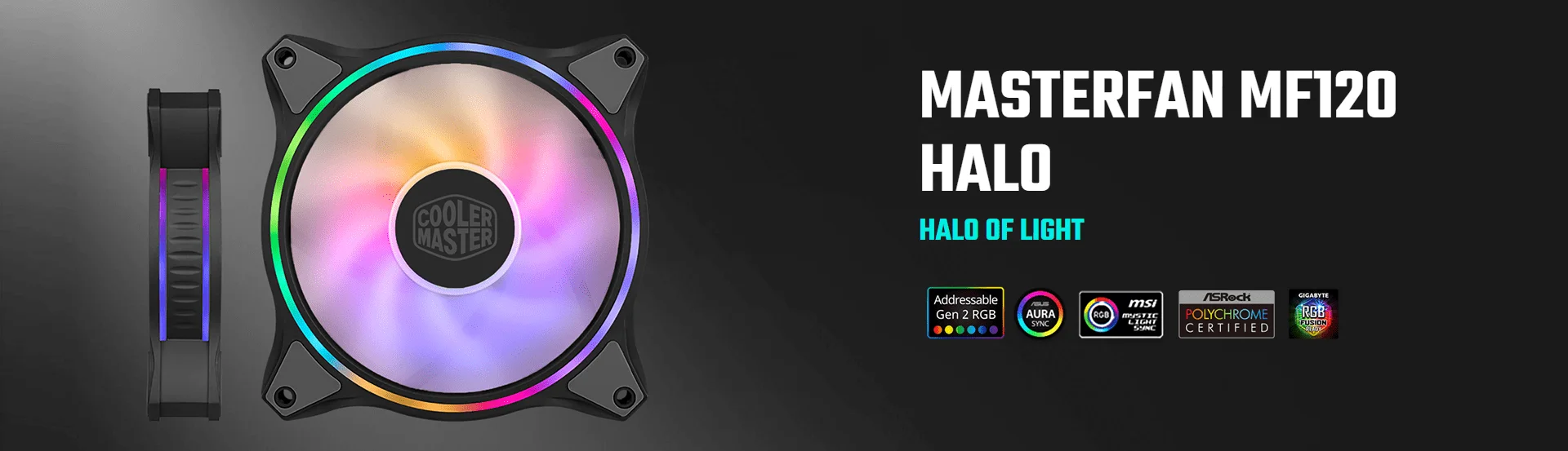 فن کیس COOLERMASTER MASTERFAN MF120 HALO