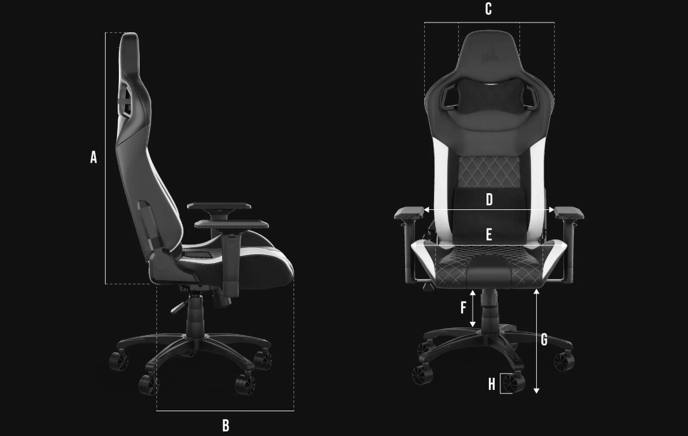 صندلی گیمینگ کورسیر T1 RACE Black