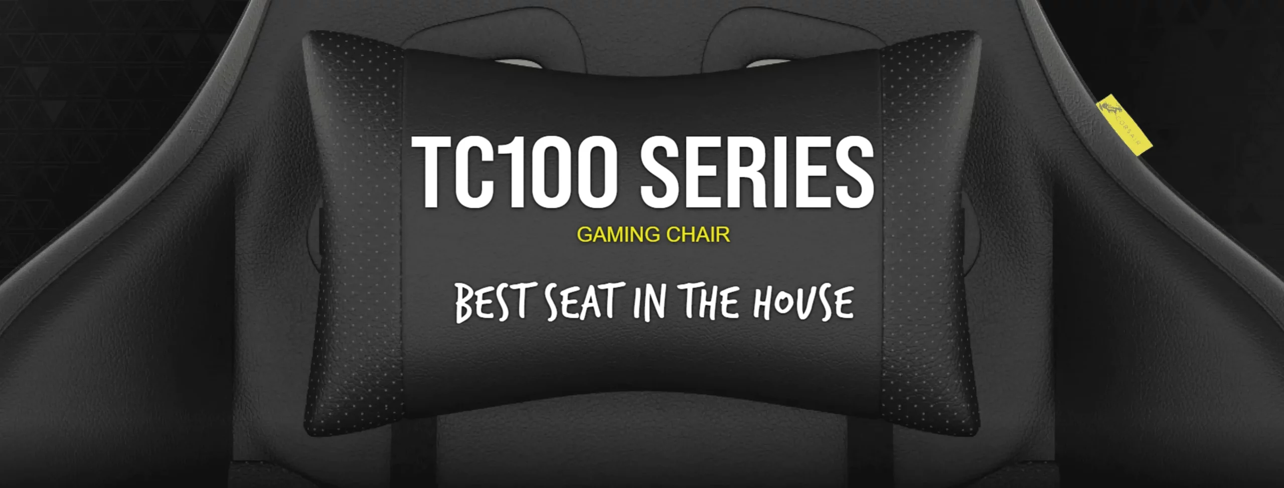 صندلی گیمینگ کورسیر چرم مشکی Corsair TC100 RELAXED Leatherette Black