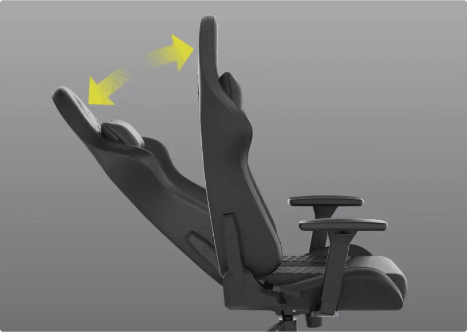 صندلی گیمینگ کورسیر چرم مشکی Corsair TC100 RELAXED Leatherette Black