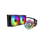 خنک کننده مایع پردازنده کولر مستر COOLERMASTER MASTERLIQUID 240 ATMOS Black