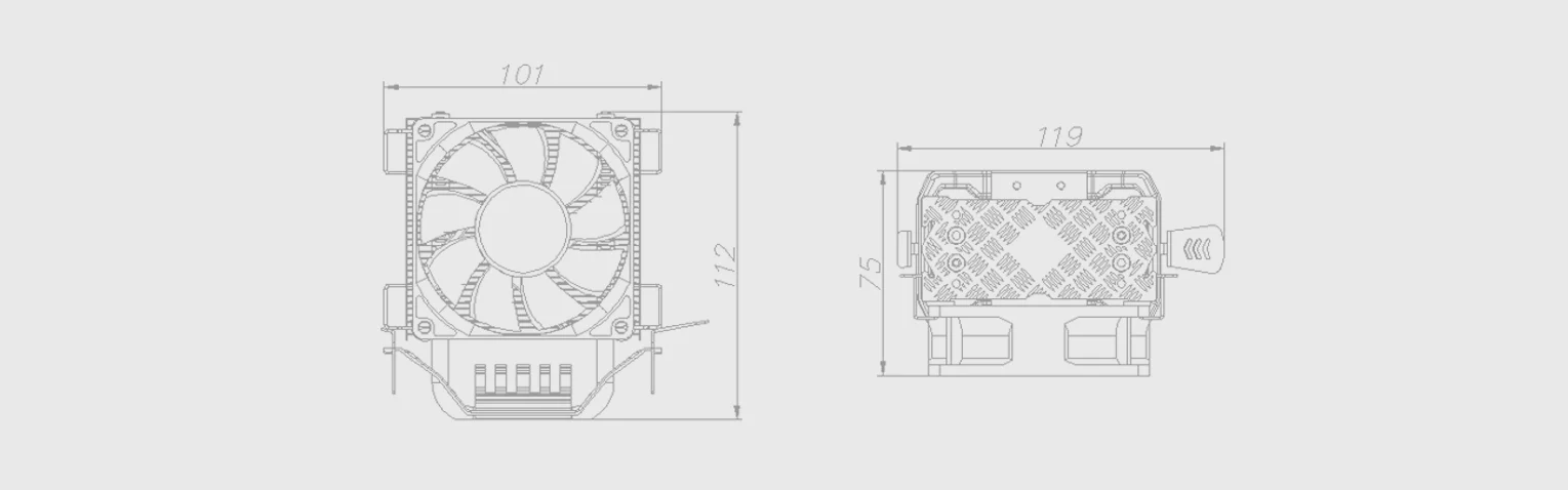 خنک کننده پردازنده دیپ کول DEEPCOOL ICE EDGE MINI FS V2.0