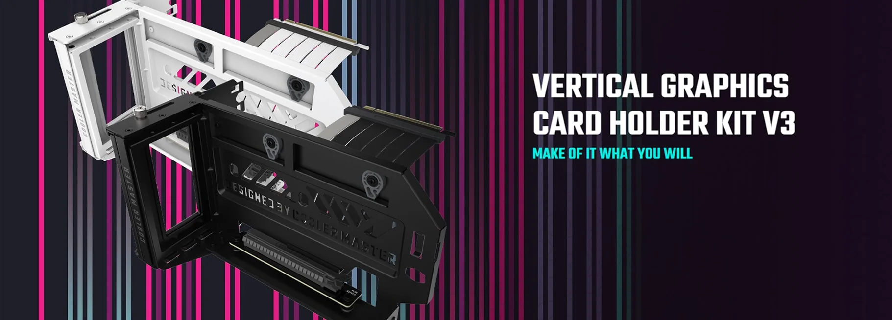 کابل و نگهدارنده نصب عمودی کارت گرافیک کولرمستر GRAPHICS CARD HOLDER KIT V3