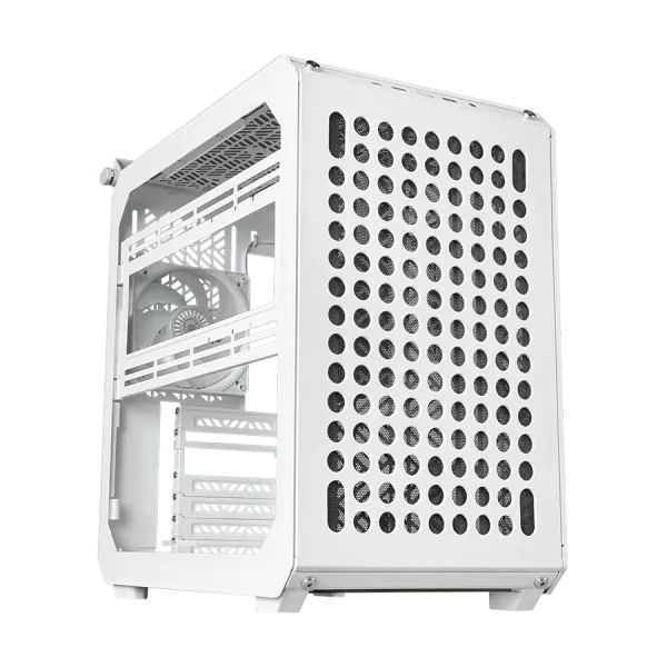 کیس گیمینگ کولرمستر Coolermaster QUBE 500 White فروشگاه گیمینگ تکاف