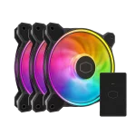 فن کیس کولر مستر MASTERFAN MF120 HALO2 3IN1 Black فروشگاه گیمینگ تکاف