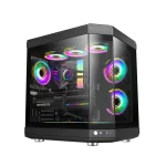 کیس گیمینگ گیم مکس GAMEMAX HYPE Black مشکی فروشگاه گیمینگ تکاف