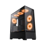خرید کیس گیمینگ گیم مکس GAMEMAX VISTA Black مشکی فروشگاه گیمینگ تکاف