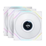 فن کیس لیان لی UNI FAN TL LCD White بسته 3 عددی