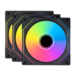 فن کیس لیان لی UNI Fan SL120 INFINITY Black بسته 3 عددی
