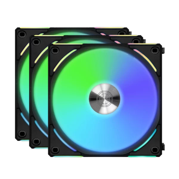 فن کیس لیان لی UNI FAN AL V2 Black بسته 3 عددی