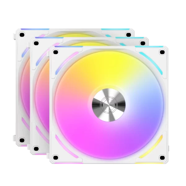 فن کیس لیان لی UNI FAN AL V2 White بسته 3 عددی