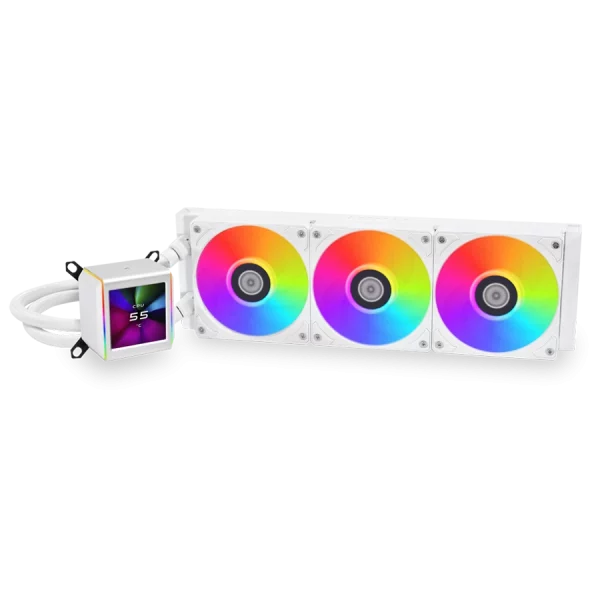 خنک کننده مایع پردازنده لیان لی GA II LCD 360 White