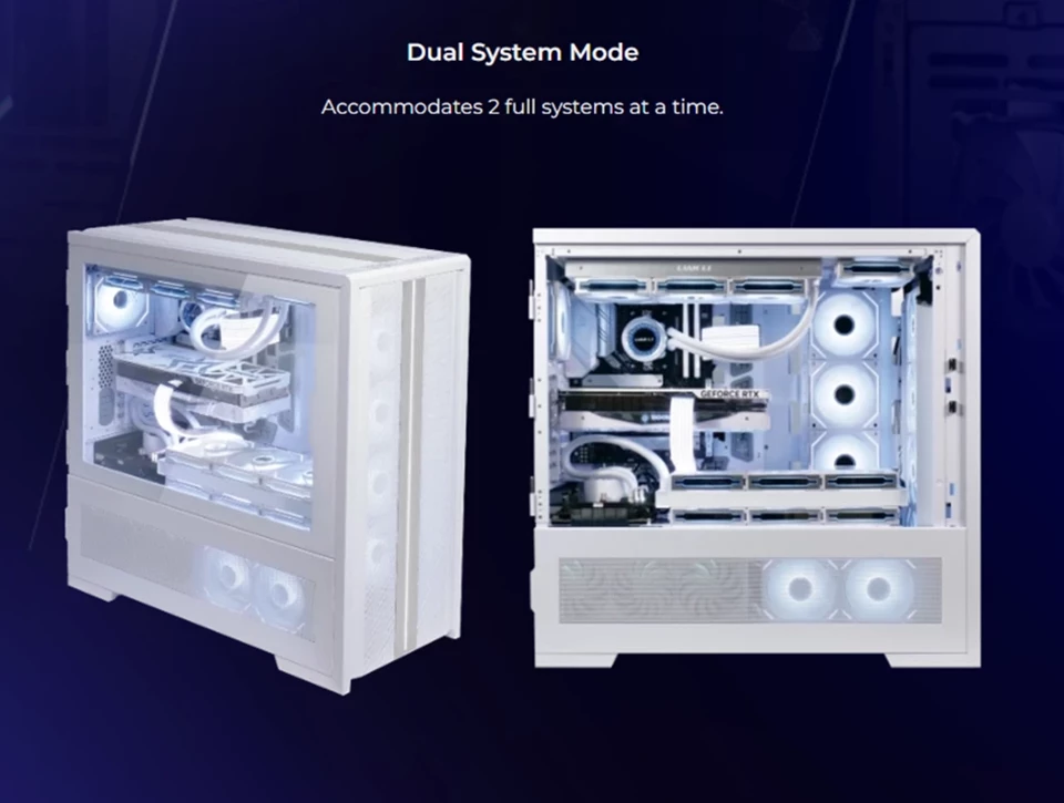 کیس گیمینگ لیان لی V3000 PLUS White