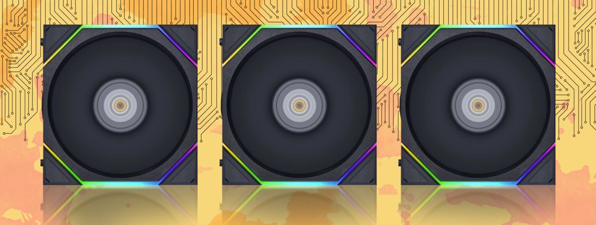 فن کیس لیان لی UNI FAN TL Black بسته 3 عددی