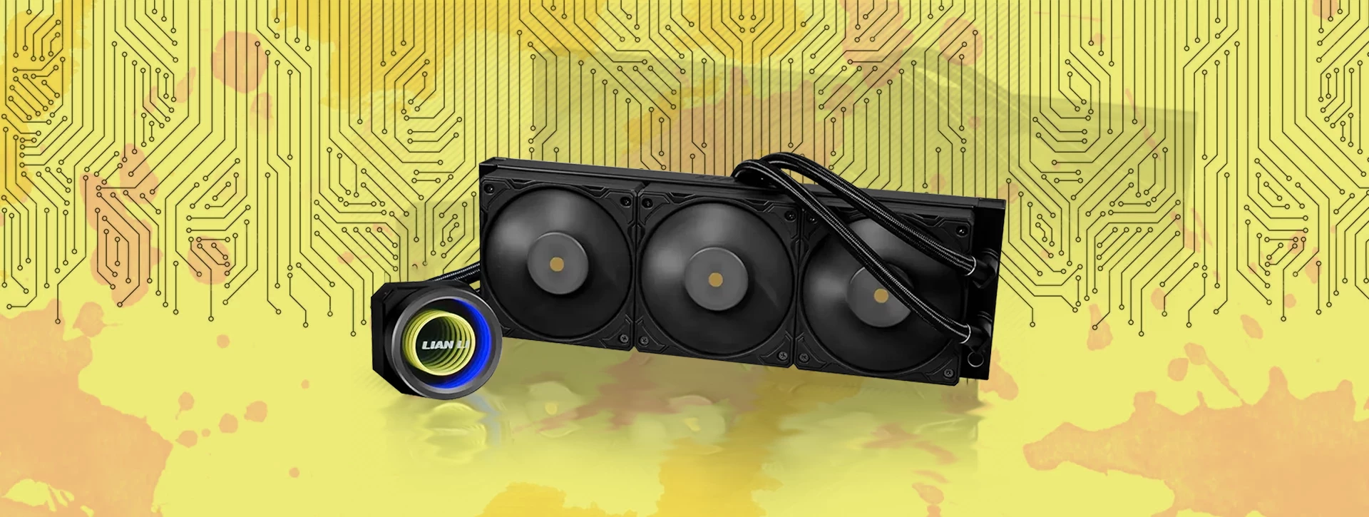 خنک کننده مایع پردازنده لیان لی GA II Trinity Performance 360 Black