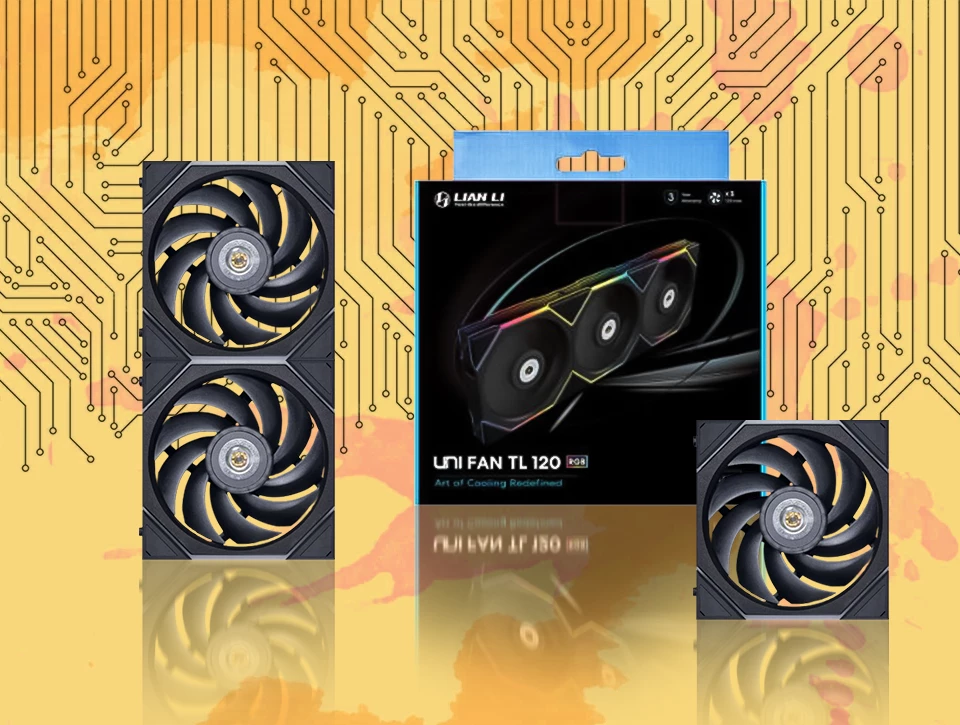 فن کیس لیان لی UNI FAN TL Black بسته 3 عددی