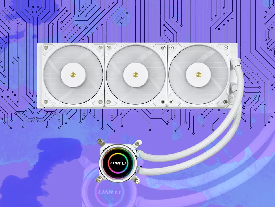 خنک کننده مایع پردازنده لیان لی GA II Trinity Performance 360 White