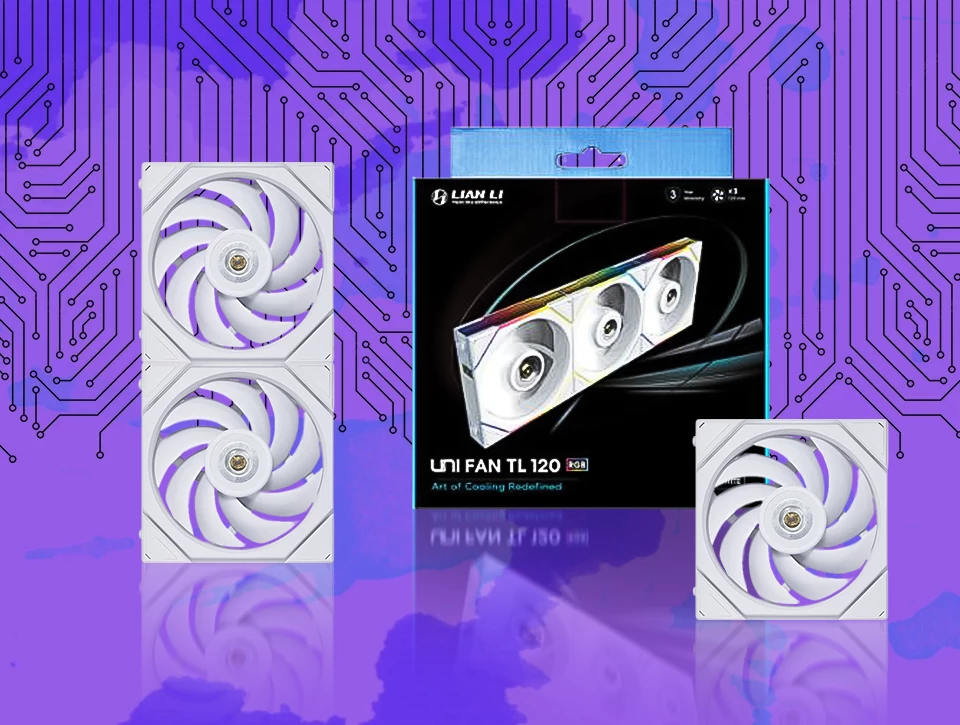 فن کیس لیان لی UNI FAN TL White بسته 3 عددی