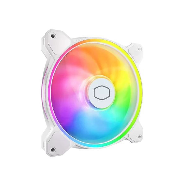 فن کیس کولر مستر COOLERMASTER MASTERFAN MF140 HALO2 WHITE