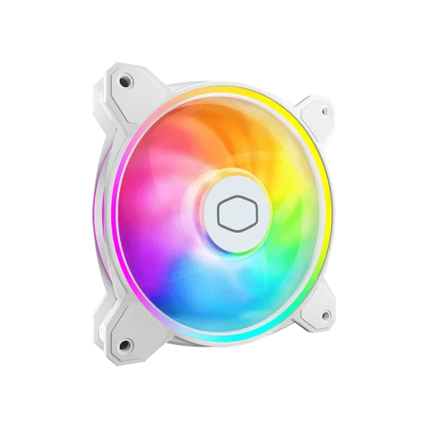 فن کیس کولر مستر MASTERFAN MF120 HALO2 White فروشگاه گیمینگ تکاف