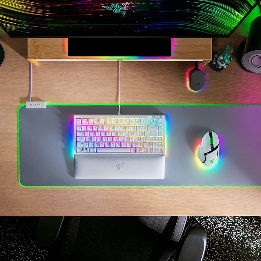 کيبورد گیمینگ ريزر Razer BlackWidow V4 75% White