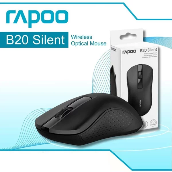 موس رپو بی سیم Rapoo B20 optical Silent مشکی