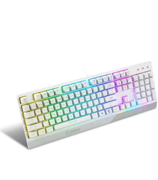 کيبورد گیمینگ ام اس ای مدل MSI VIGOR GK30 White | فروشگاه گیمینگ تکاف
