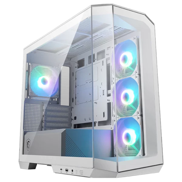 کیس گیمینگ ام اس آی مدل MAG PANO M100R PZ White