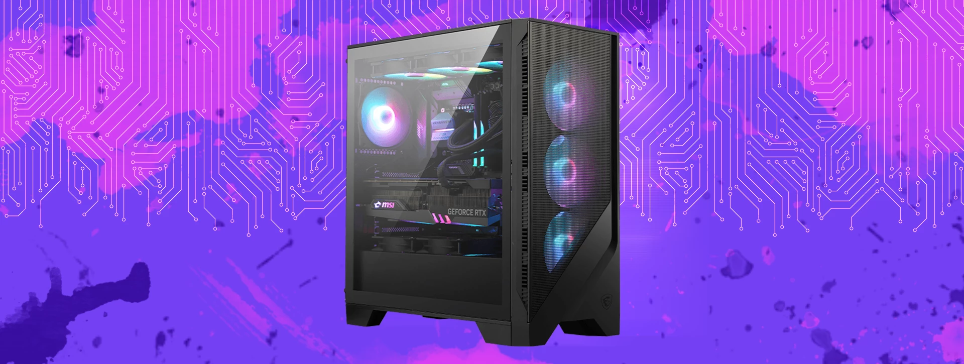 کیس گیمینگ ام اس آی مدل MAG FORGE 320R AIRFLOW