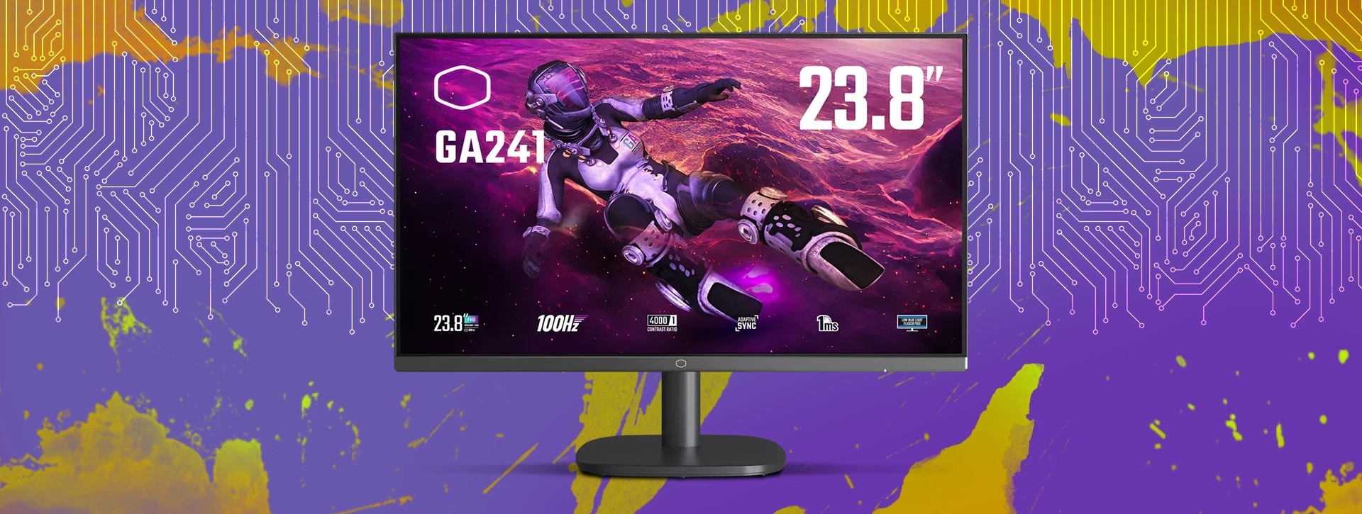 مانیتور گیمینگ 23.8 اینچ کولر مستر GA241