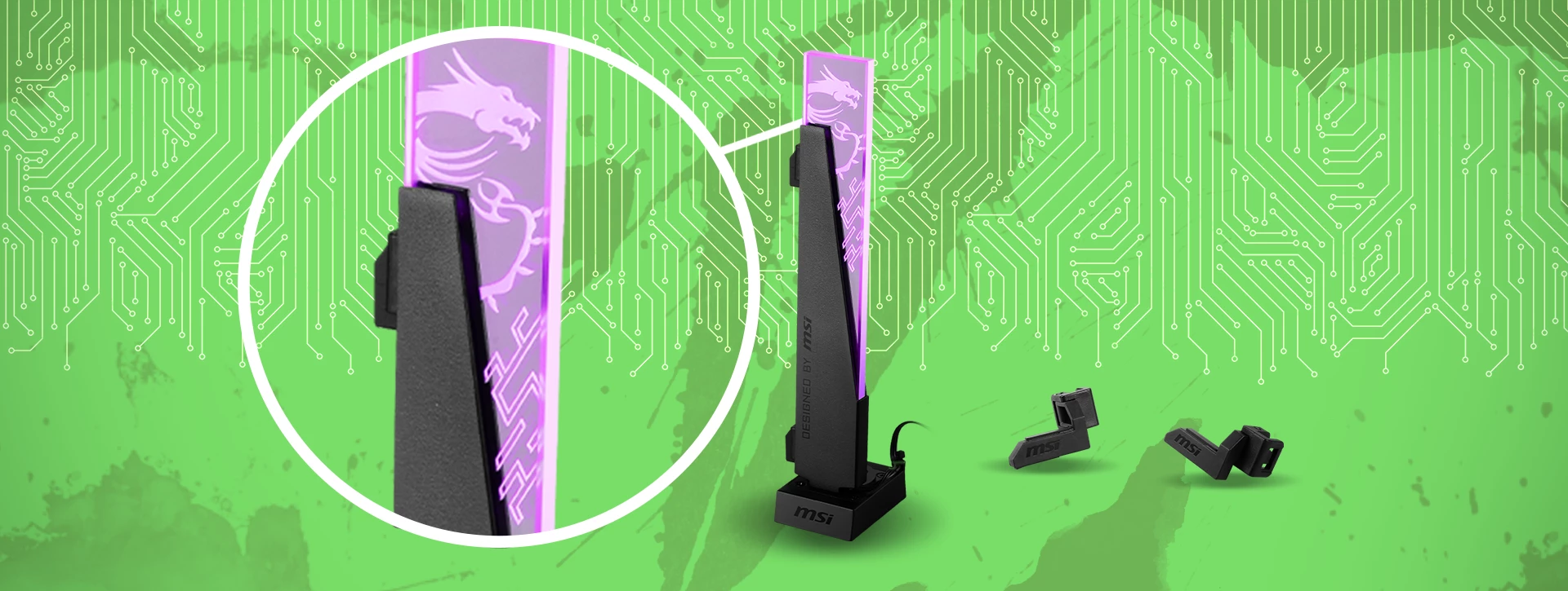 نگهدارنده کارت گرافیک ام اس آی MPG ARGB Black