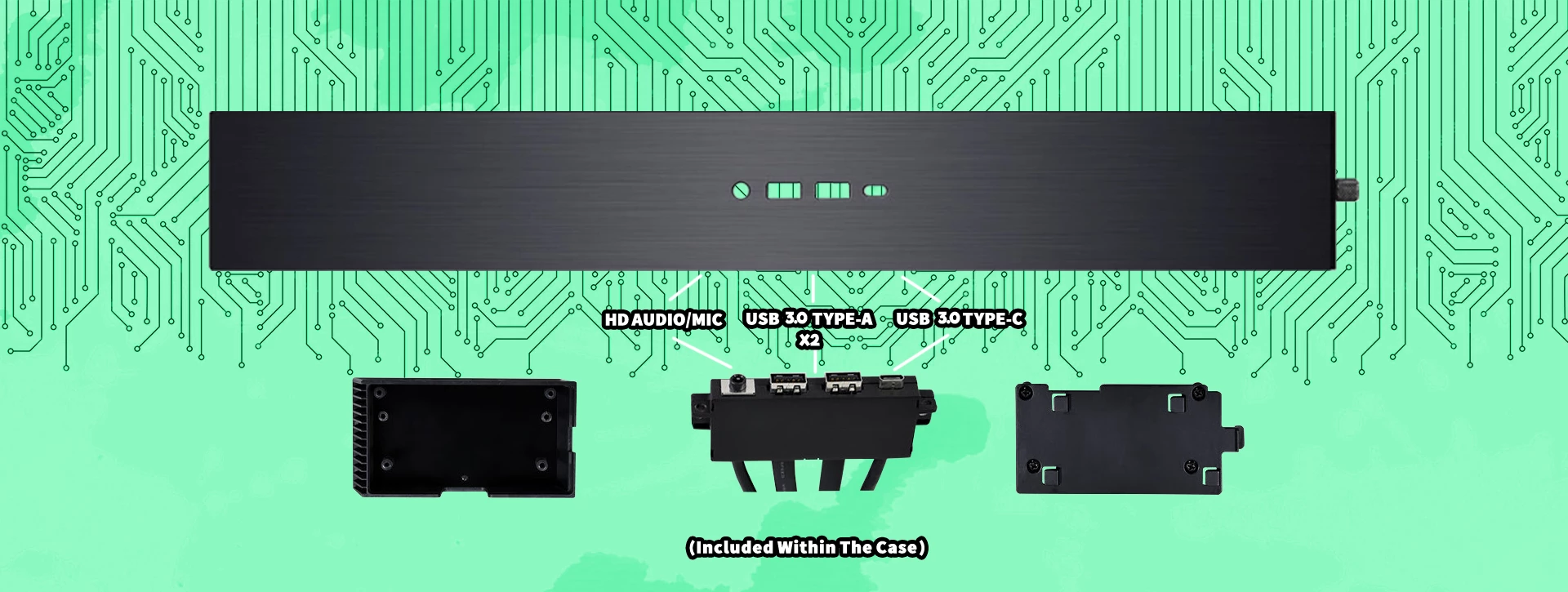 کیت ورودی/خروجی کیس لیان لی O11DE-5X Black