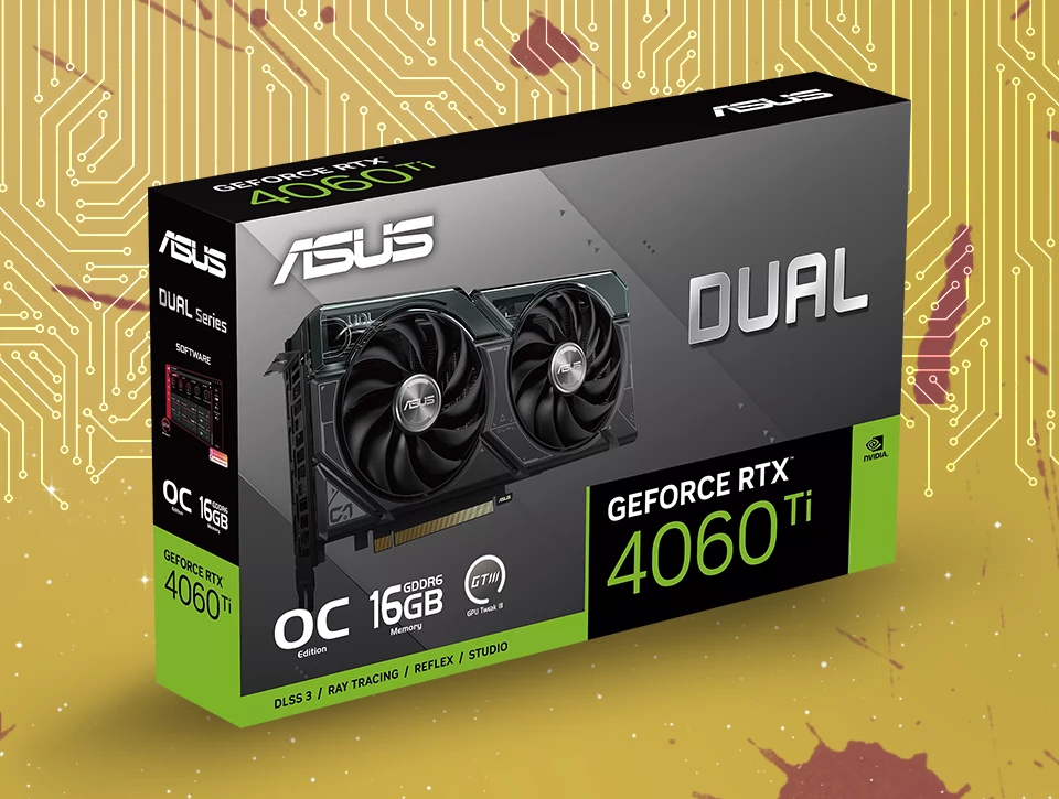 کارت گرافیک ایسوس ASUS DUAL RTX 4060 Ti 16GB OC