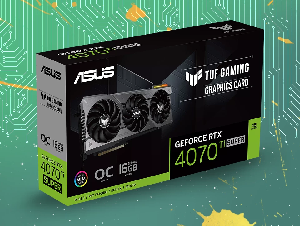 کارت گرافیک ایسوس ASUS TUF GAMING RTX 4070 Ti SUPER 16GB OC