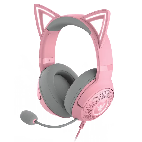 هدست گیمینگ ریزر Kraken Kitty Ed V2 - Quartz