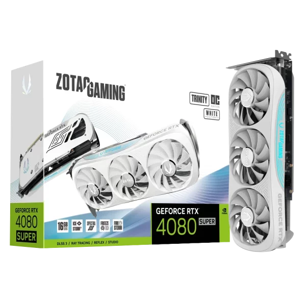 کارت گرافیک زوتک RTX 4080 Super Trinity OC WHITE ED 16GB