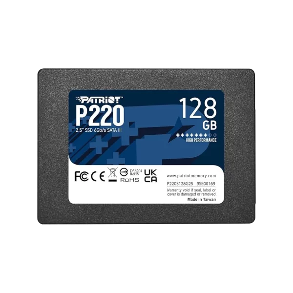 SSD پتریوت مدل Patriot P220 SATA III 128GB