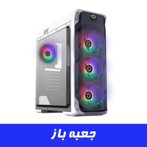 کیس گیمینگ گیم مکس GAMEMAX Starlight FRGB G509 White (جعبه باز)