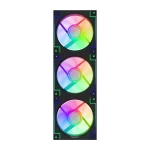فن کیس گیمینگ گیم مکس GAMEMAX RD300 120mm 3 in 1 Black