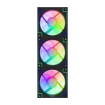 فن کیس گیمینگ گیم مکس GAMEMAX RD300 120mm 3 in 1 Black