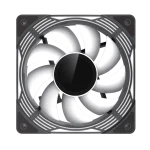 فن کیس گیمینگ گیم مکس GAMEMAX FN12A C8I Black