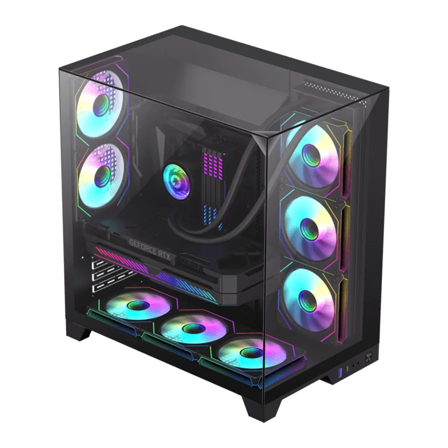 کیس گیمینگ گیم مکس GAMEMAX Infinity Plus black